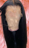 VIETNAMESE STRAIGHT BLACK WIG-LACE FRONT